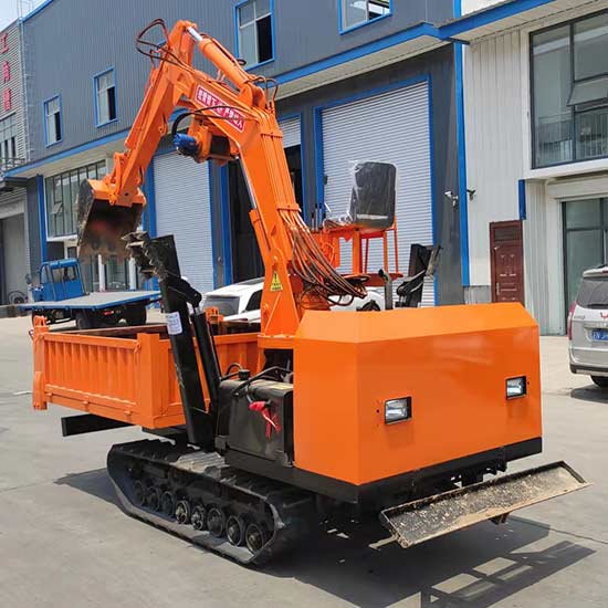 5吨履带式随车挖运输车